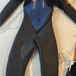 Black and Blue Wetsuit